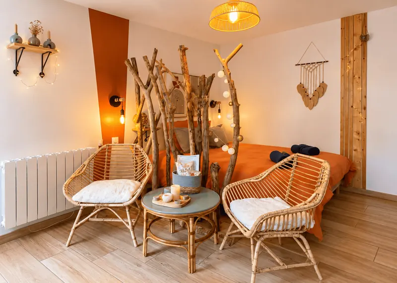 Chalet avec bain nordique privatif à Bellême, dans le Perche — photo principale