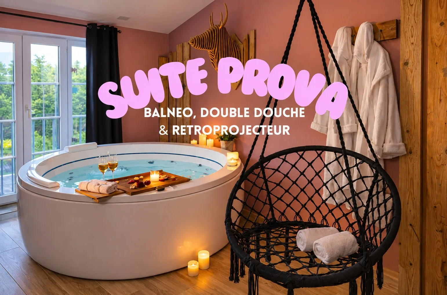 Suite romantique avec spa et balnéo à Bellême, dans le Perche — photo principale